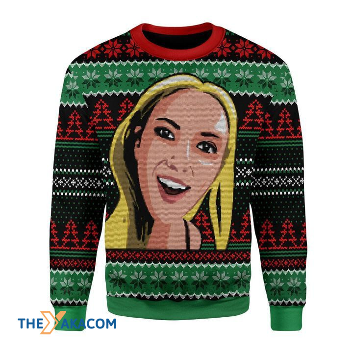 Merry Xmas Funny Girl Meme Awesome Gift For Christmas Ugly Christmas Sweater