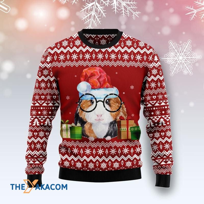 Merry Xmas Guinea Pig Xmas Awesome Gift For Christmas Ugly Christmas Sweater