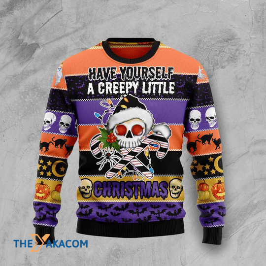 Merry Xmas Have Yourself A Creepy Little Christmas Gift For Christmas Party Ugly Christmas Sweater