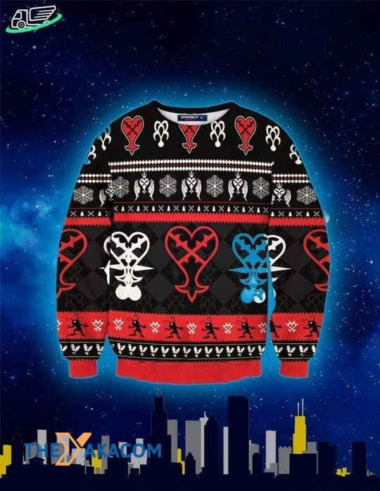 Merry Xmas Heartless And Special Pattern Ugly Christmas Sweater