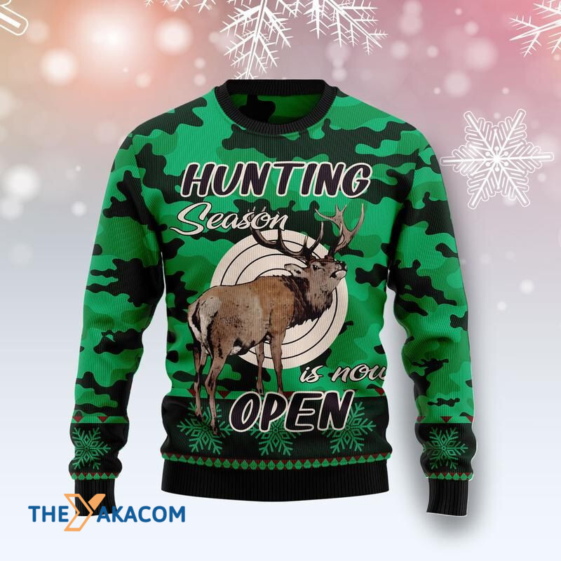 Merry Xmas Hunting Season Awesome Gift For Christmas Ugly Christmas Sweater