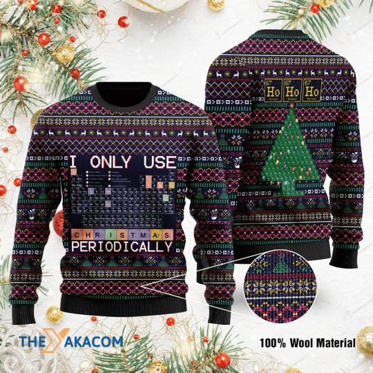 Merry Xmas I Only Use Xmas Periodically Gift For Christmas Party Ugly Christmas Sweater