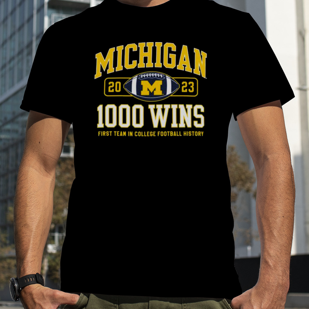 Michigan Wolverines Football 1,000 Wins T-Shirt