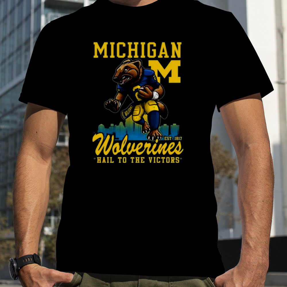 Michigan Wolverines Hail To The Victors T-shirt