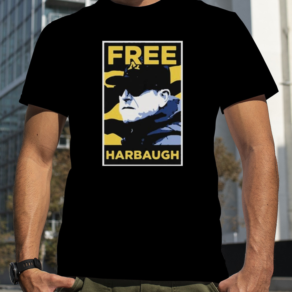 Michigan Wolverines JJ McCarthy Free Harbaugh shirt