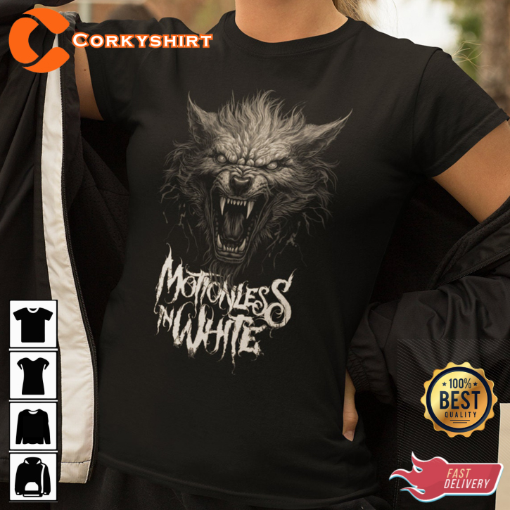 Motionless In White Music Concert Rock Band T-shirt