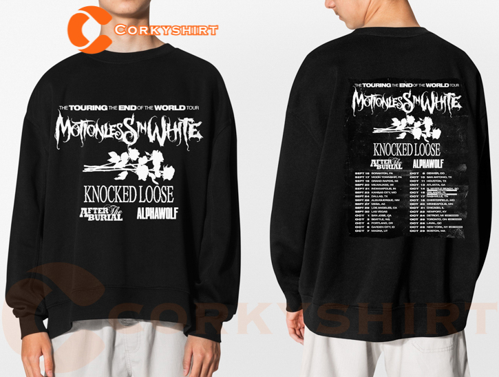 Motionless In White Tour 2023 The Touring The End Of The World Tour Sweatshirt