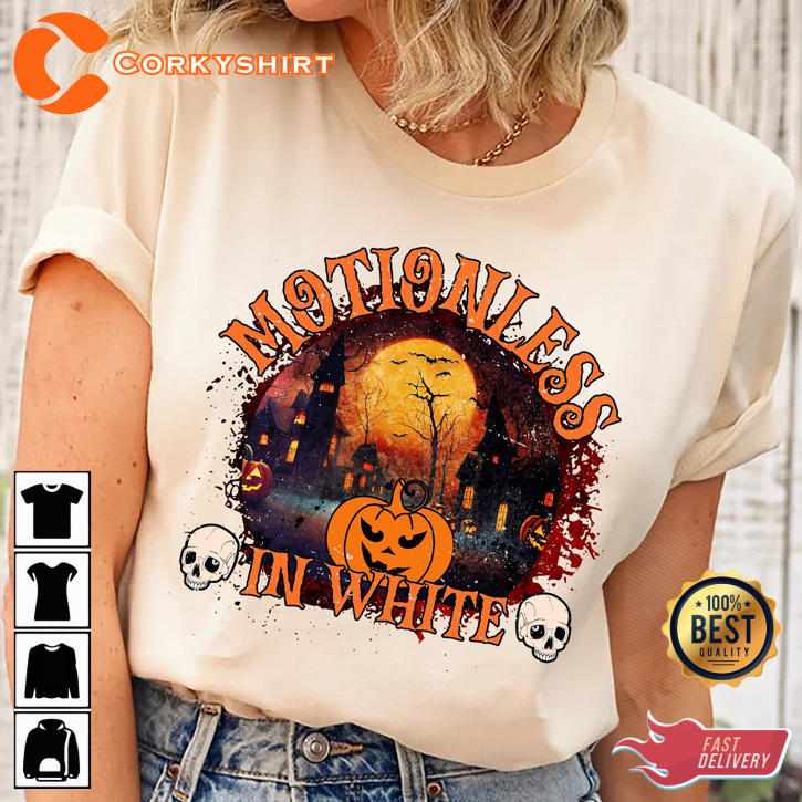 Motionless In White Tour Halloween Pumpkin T-shirt