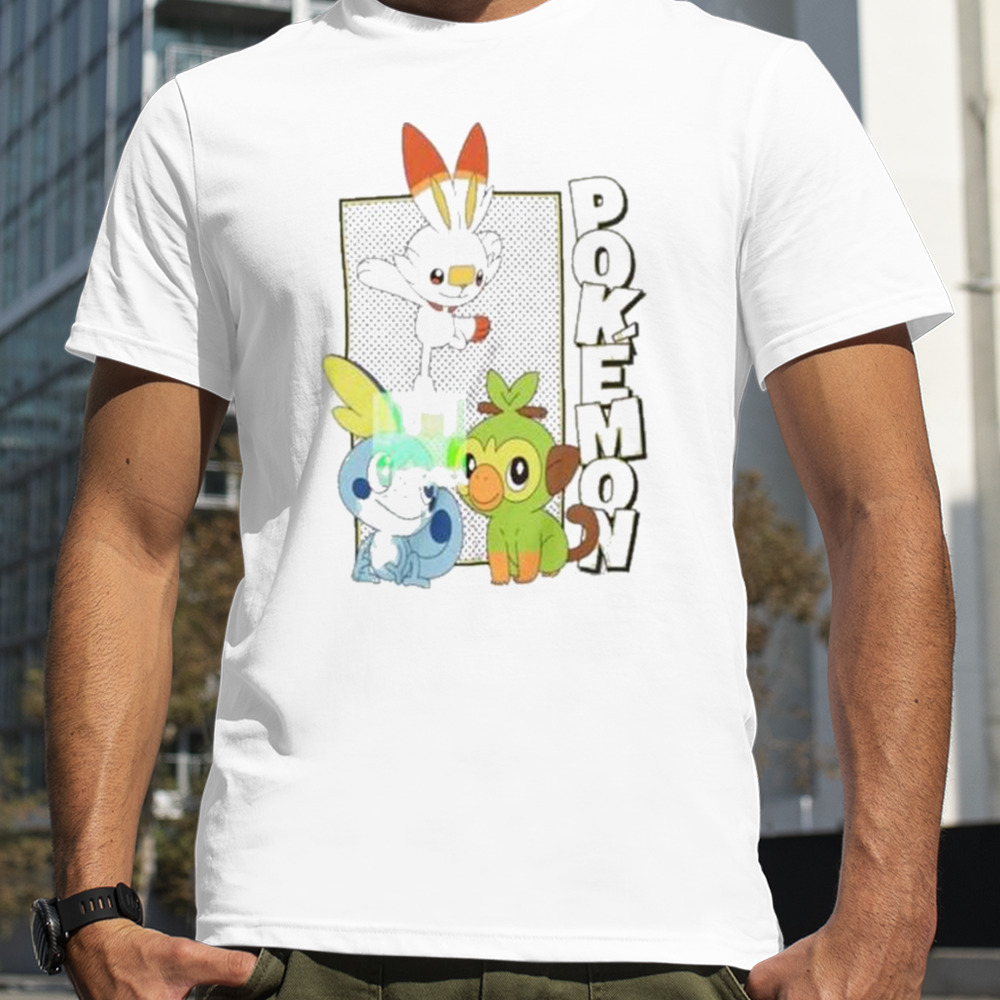 Pokémon galar region starters youth T-shirt