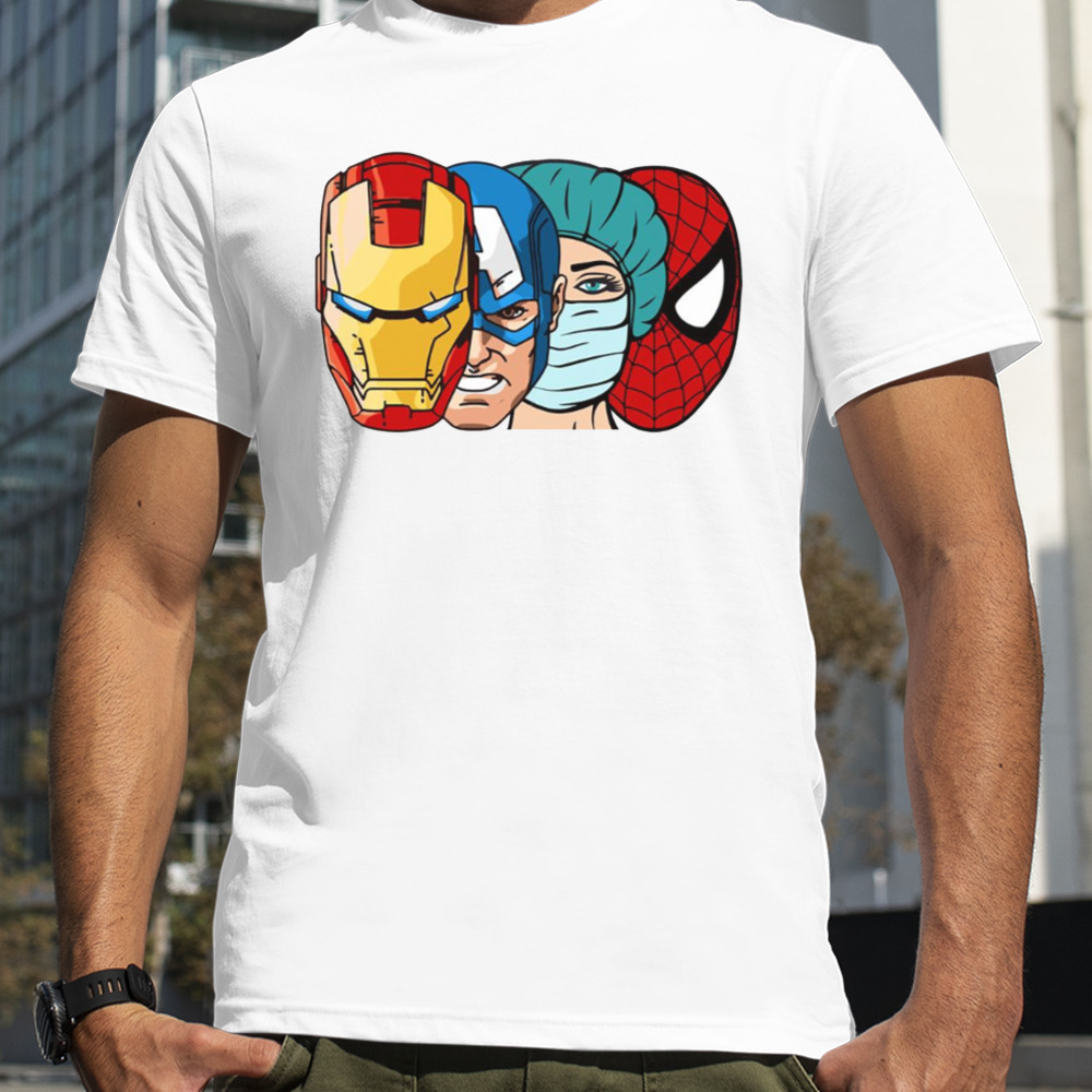 Super Hero Nurse Marvel Style shirt