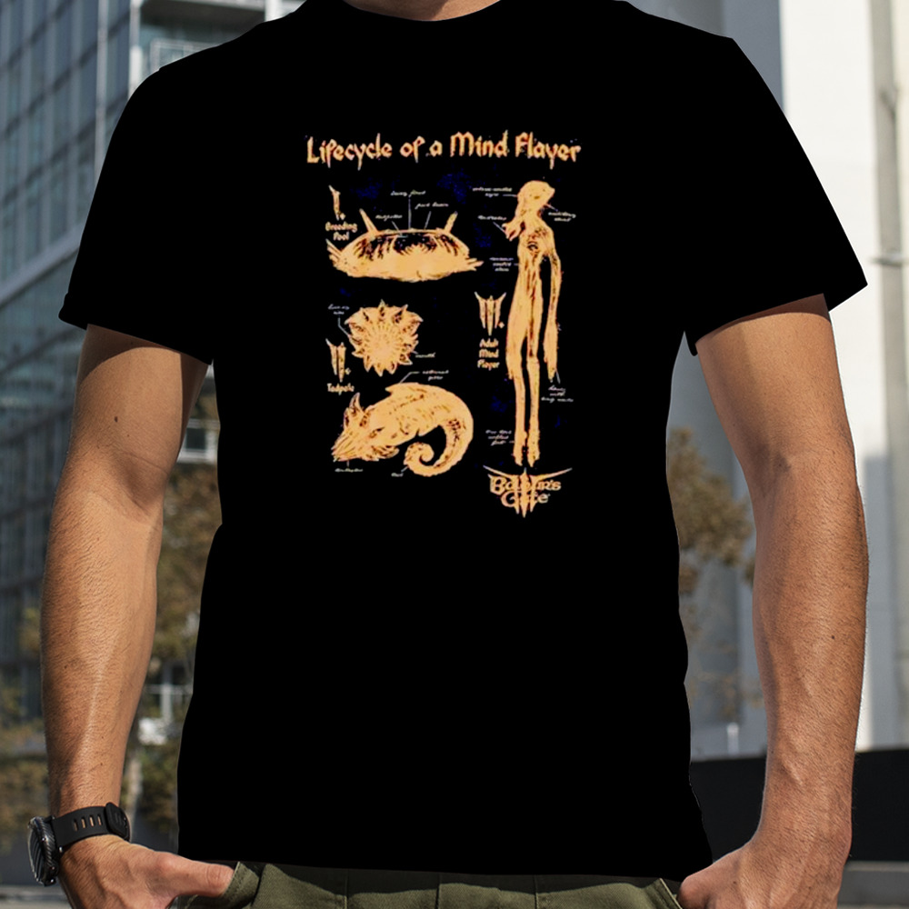 Baldur’s Gate 3 Mind Flayer Lifecycle shirt