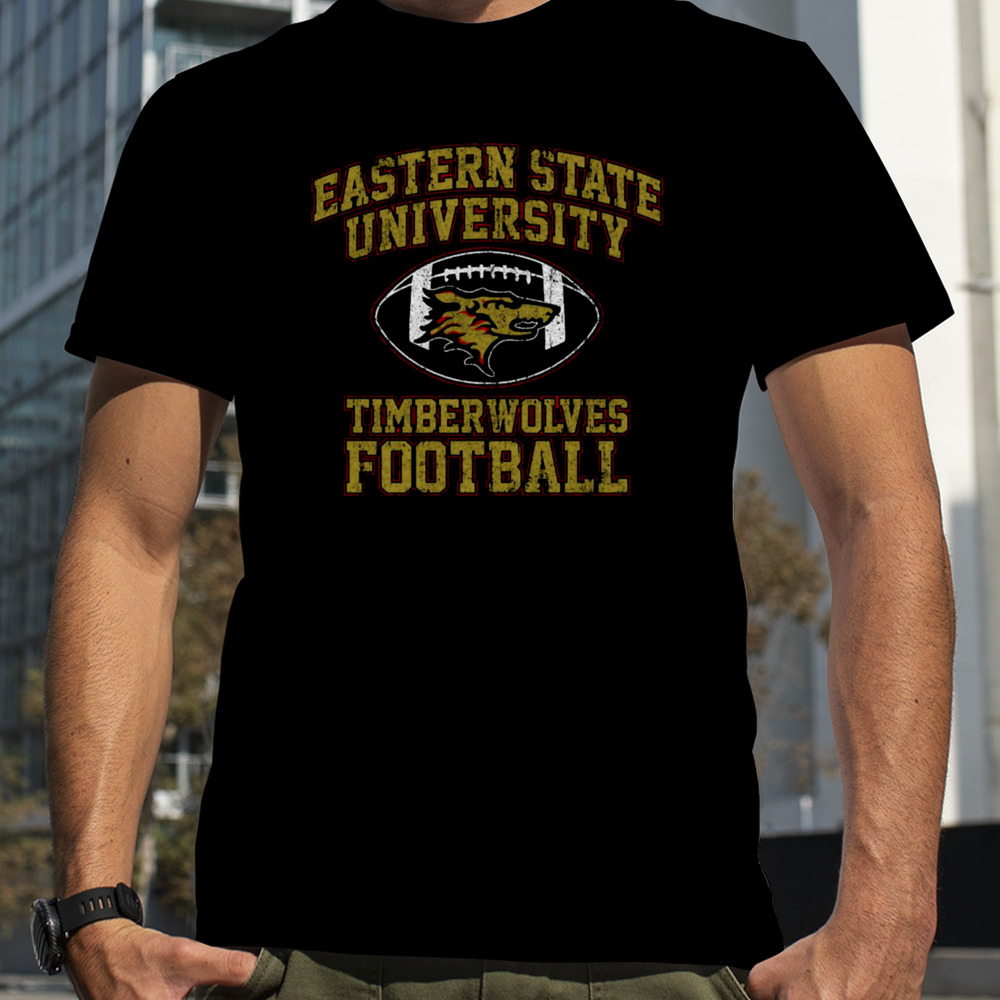 Eastern State University Timberwolves Football shirt