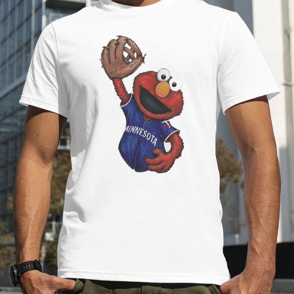 Elmo Minnesota Twins Sesame Street Limited Edition Fine T-shirt