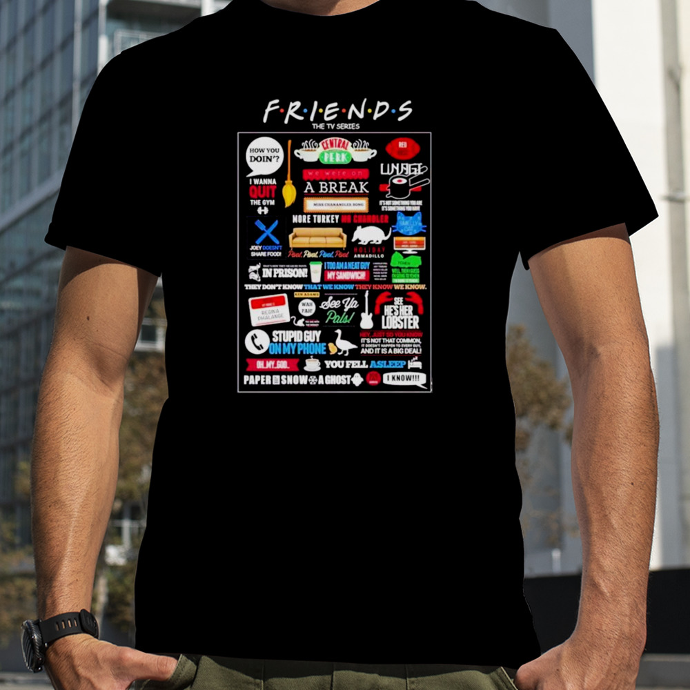 Friends The Tv Series poster shirt