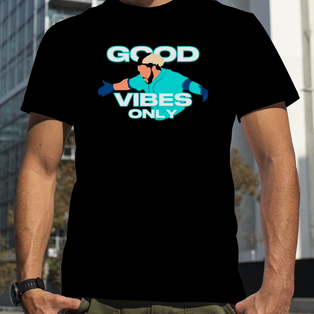 Geno Suarez good vibes only shirt