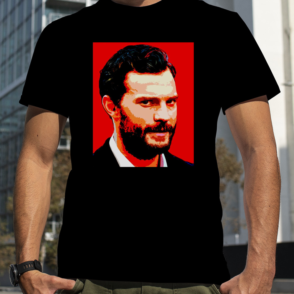 Jamie Dornan Red Graphic shirt