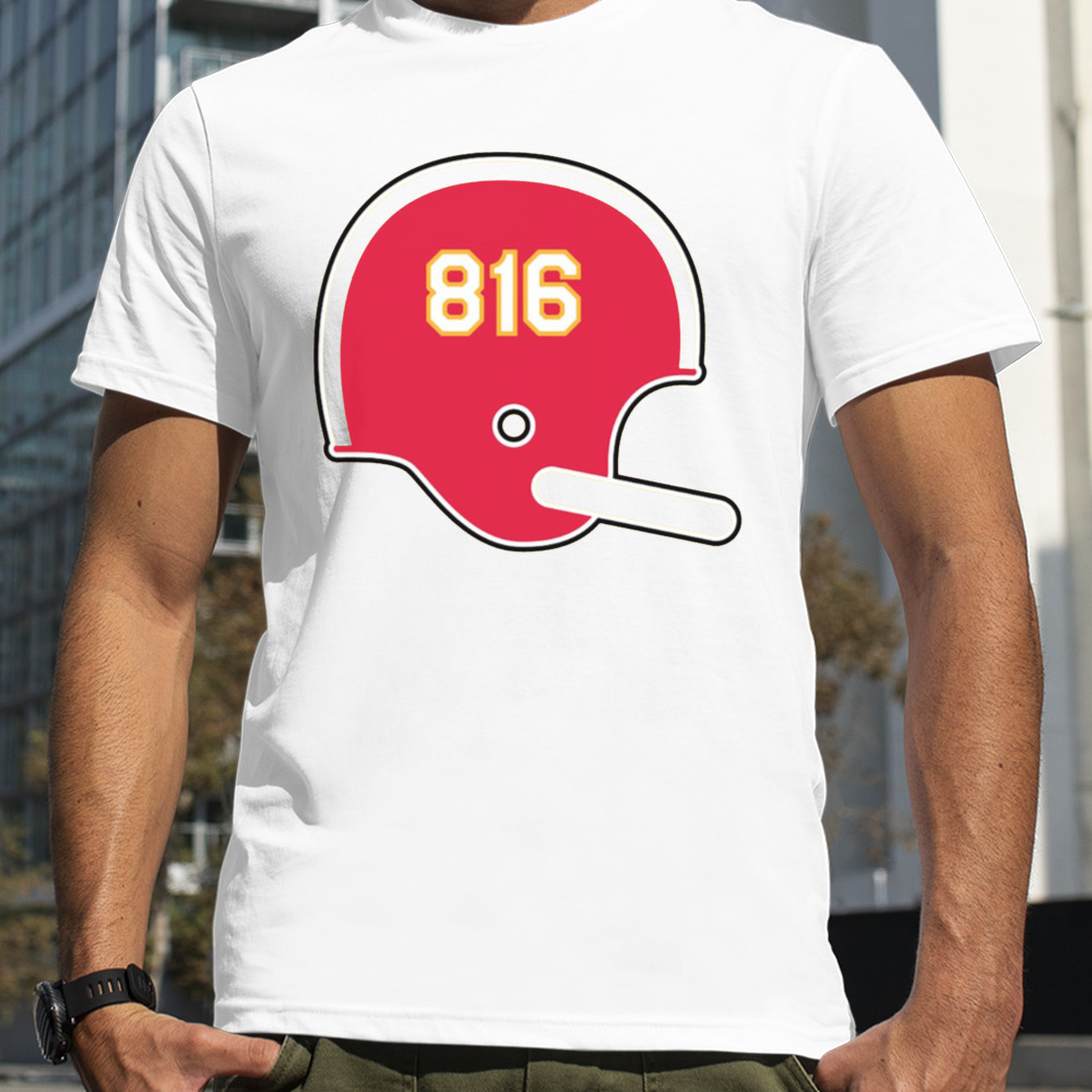 Kansas City Chiefs 816 Helmet shirt