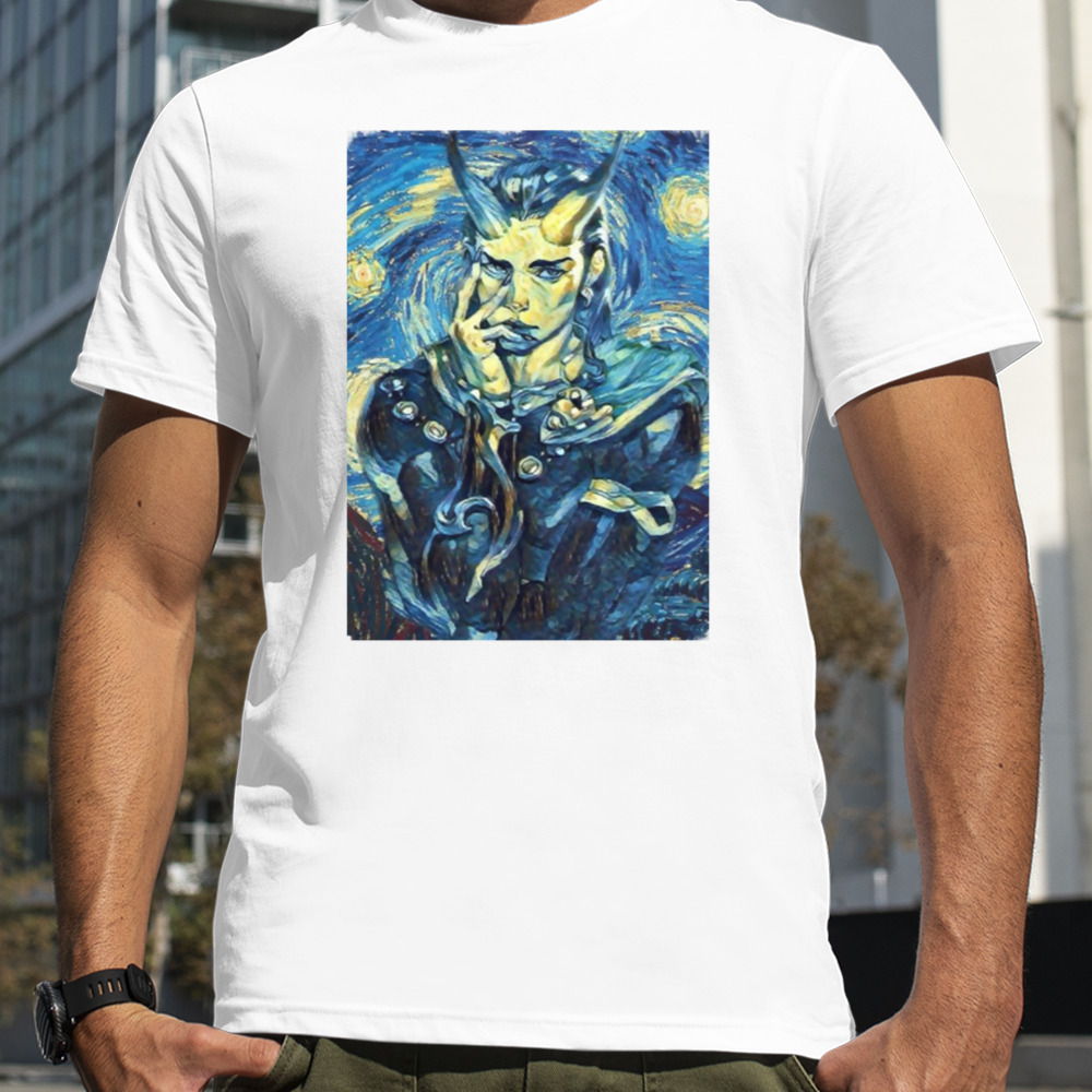 Loki Mix The Starry Night Van Gogh shirt