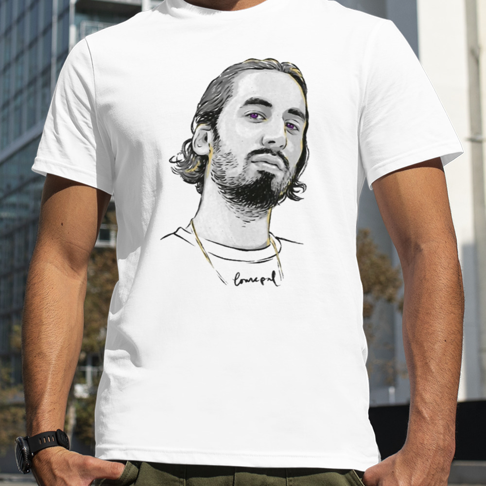 Lomepal Portrait Rapper Music shirt