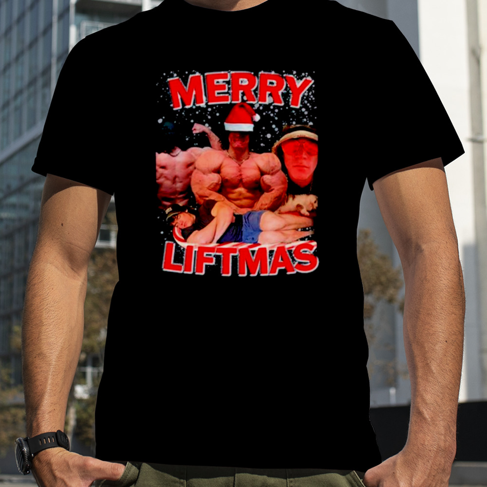 Merry Liftmas Sam Sulek Santa memes shirt