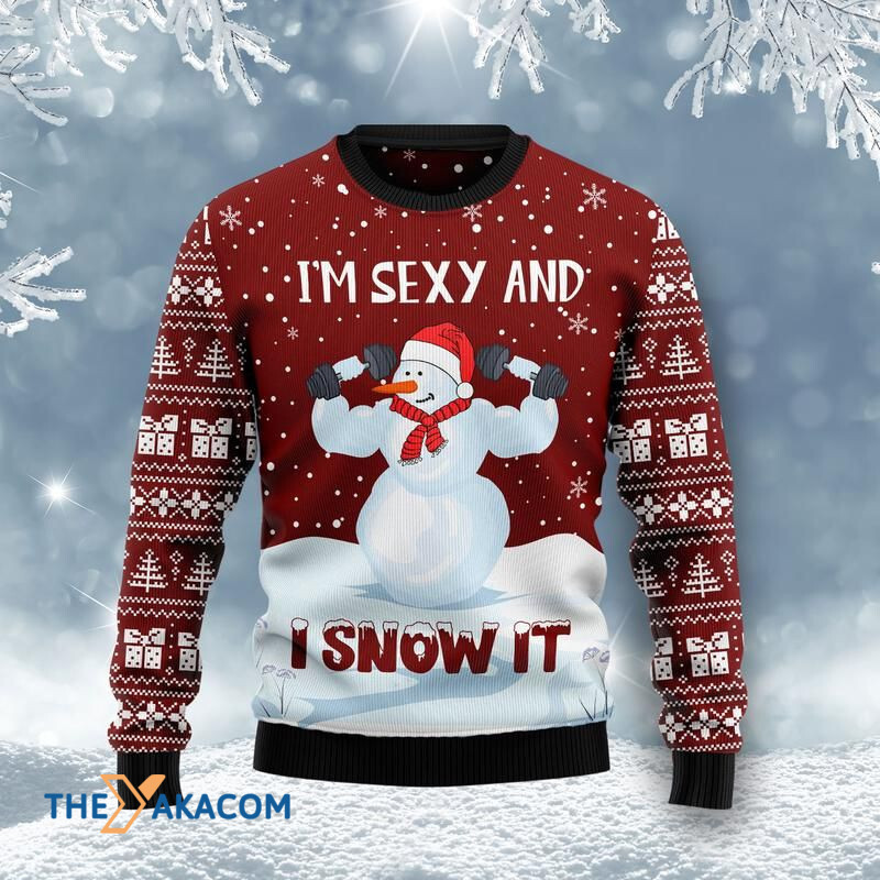 Merry Xmas I'm Sexy And I Know It Awesome Gift For Christmas Ugly Christmas Sweater