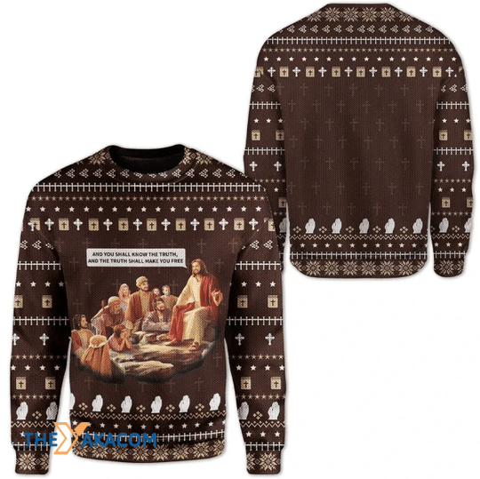 Merry Xmas Incredible Good Jesus Gift For Christmas Party Ugly Christmas Sweater