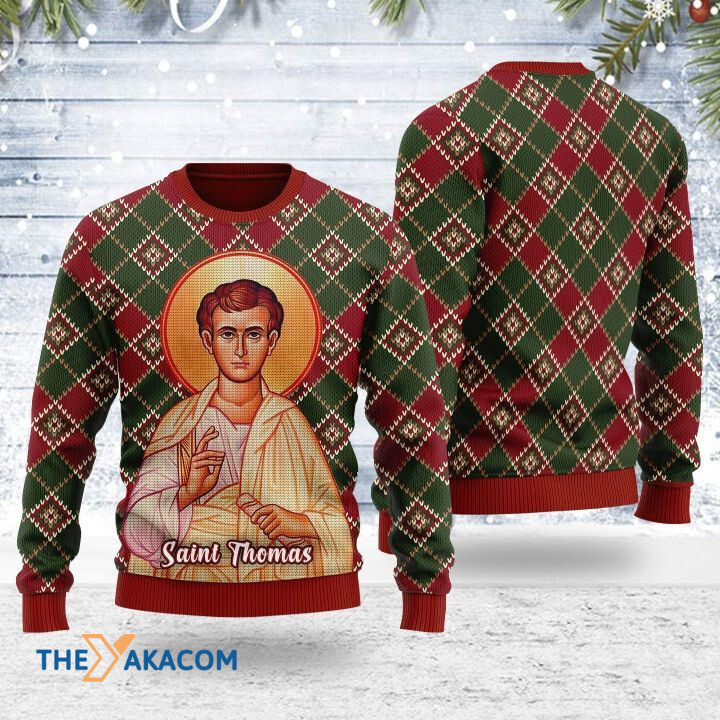 Merry Xmas Incredible Thomas The Apostle Awesome Gift For Christmas Ugly Christmas Sweater