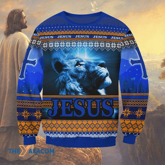 Merry Xmas Jesus Is My Everything Gift For Christmas Party Ugly Christmas Sweater