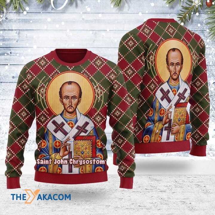 Merry Xmas John The Apostle Awesome Gift For Christmas Ugly Christmas Sweater