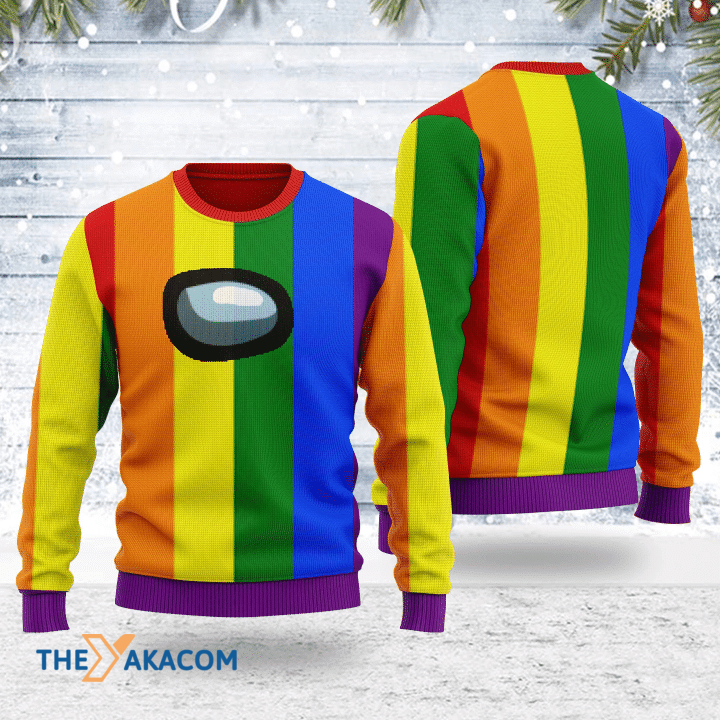 Merry Xmas LGBTQ+ Awesome Gift For Christmas Ugly Christmas Sweater