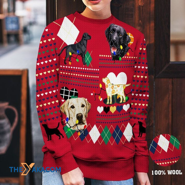 Christmas sweater hot sale for labrador