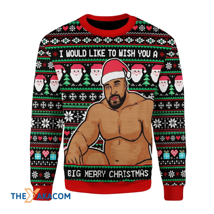 Merry Xmas On Coast 'sitting On A Bed' Meme Awesome Gift For Christmas Ugly Christmas Sweater