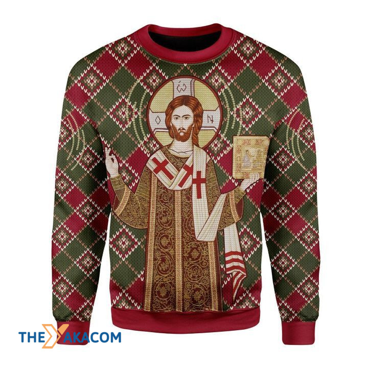 Merry Xmas Orthodox Christianity Awesome Gift For Christmas Ugly Christmas Sweater