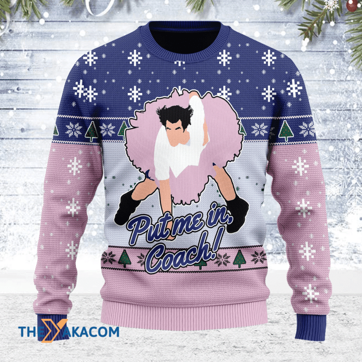 Merry Xmas Put Me In Coach Awesome Gift For Christmas Ugly Christmas Sweater