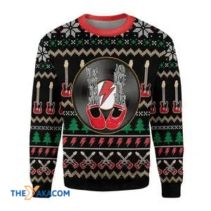 Merry Xmas Put On Your Red Shoes and Dance Gift For Christmas Party Ugly Christmas Sweater