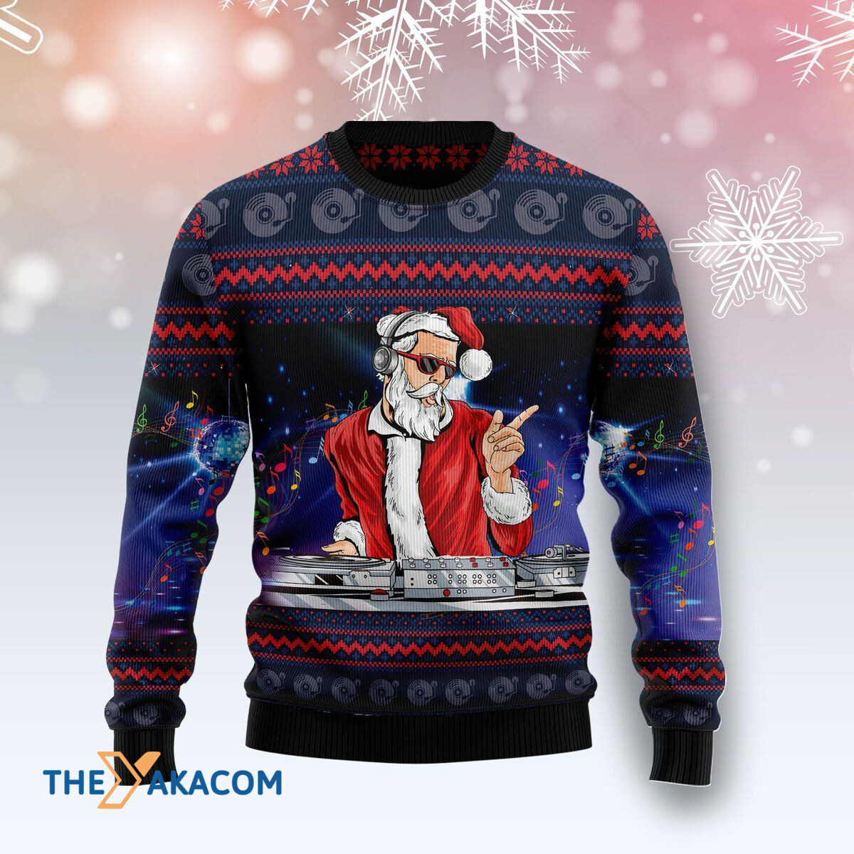 Merry Xmas Santa Claus Dance Night Party Awesome Gift For Christmas Ugly Christmas Sweater