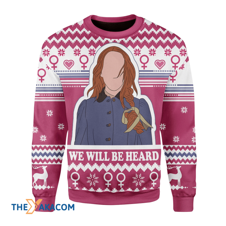 Merry Xmas We Will Be Heard Awesome Gift For Christmas Ugly Christmas Sweater