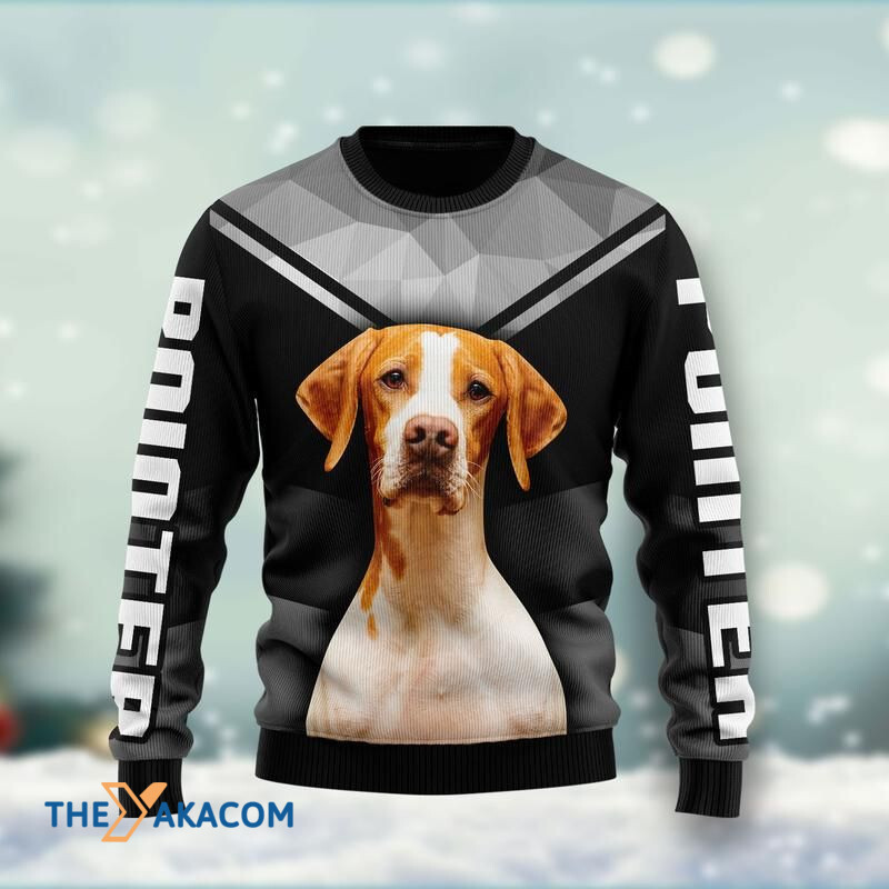 Merry Xmas With Amazing English Pointer Awesome Gift For Christmas Ugly Christmas Sweater