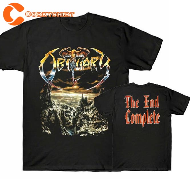 New Obituary The End Complete Album Cover Metal Music Tshirt For Fans