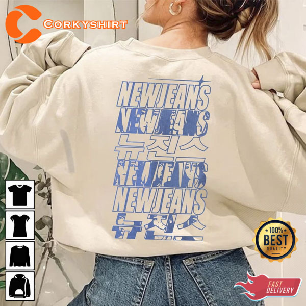 NewJeans Girl Group Tracklist Sweatshirt