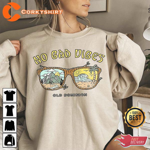 Old Dominion No Bad Vibes 2023 Tour Sweatshirt