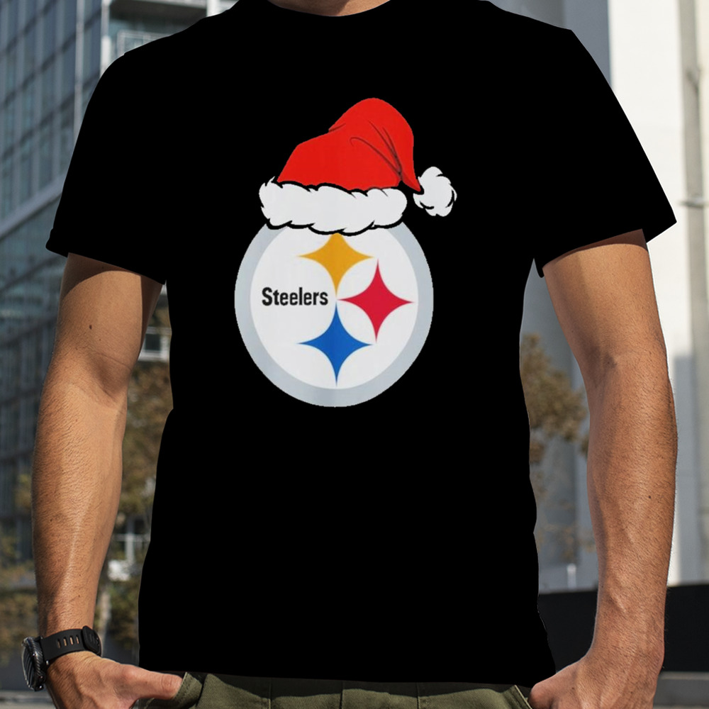 Pittsburgh Steelers logo Santa Hat Christmas 2023 Shirt