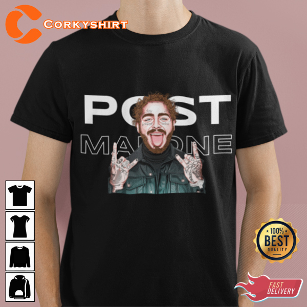 Post Malone Twelve Carat Toothache Tour Posty Gang Graphic T shirt