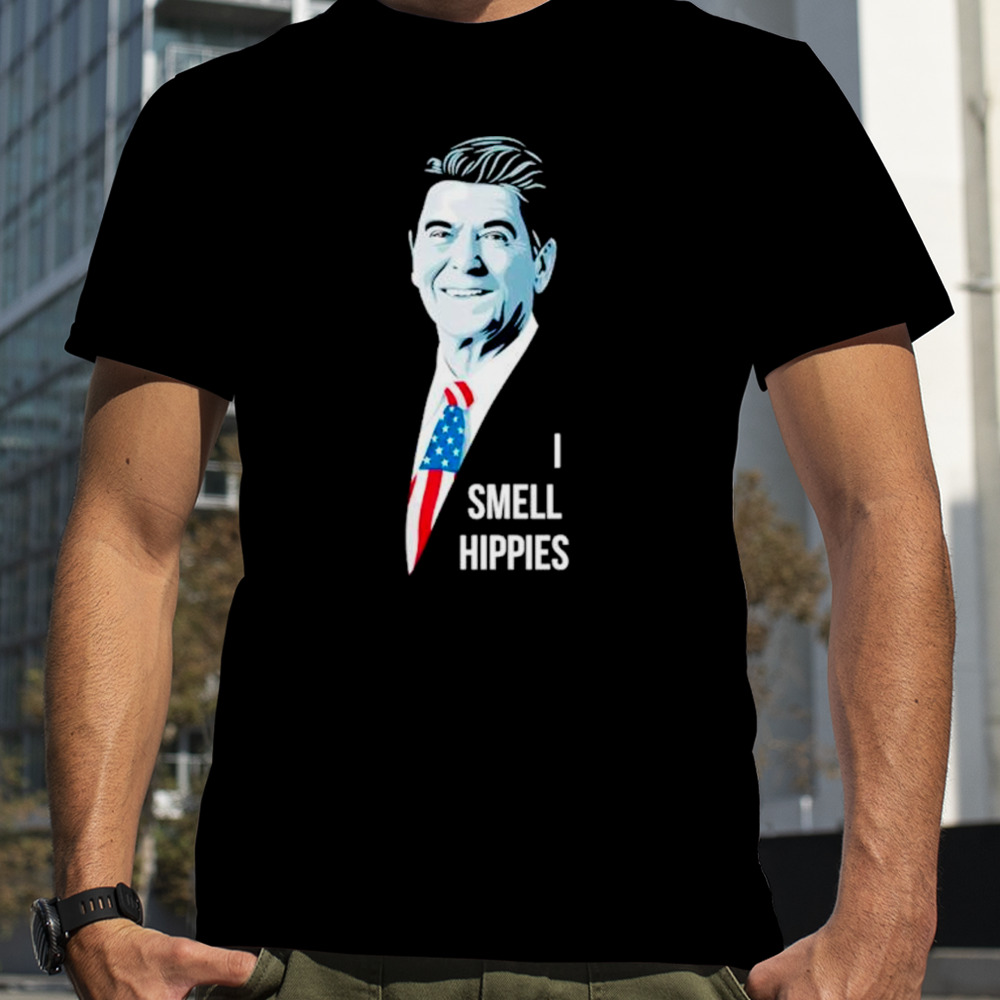 Ronald Reagan I smell hippies shirt