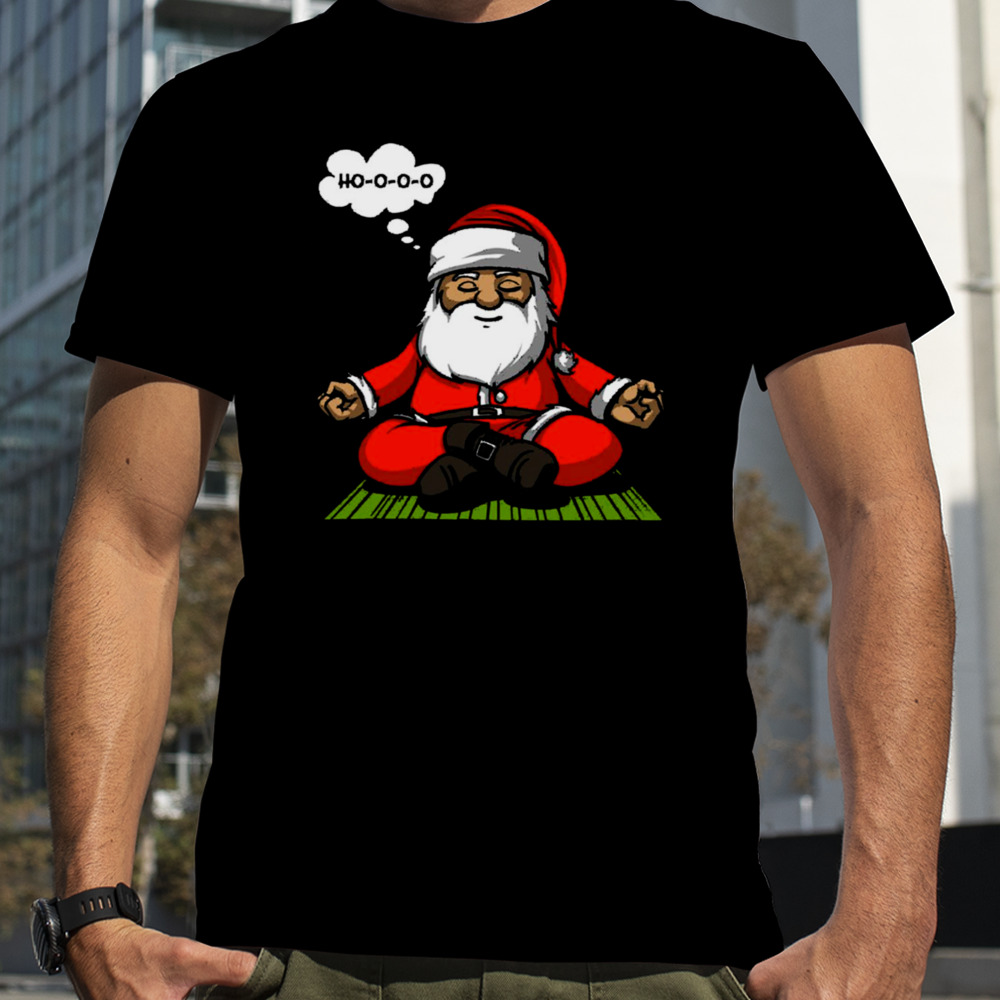 Santa Christmas Meditation shirt