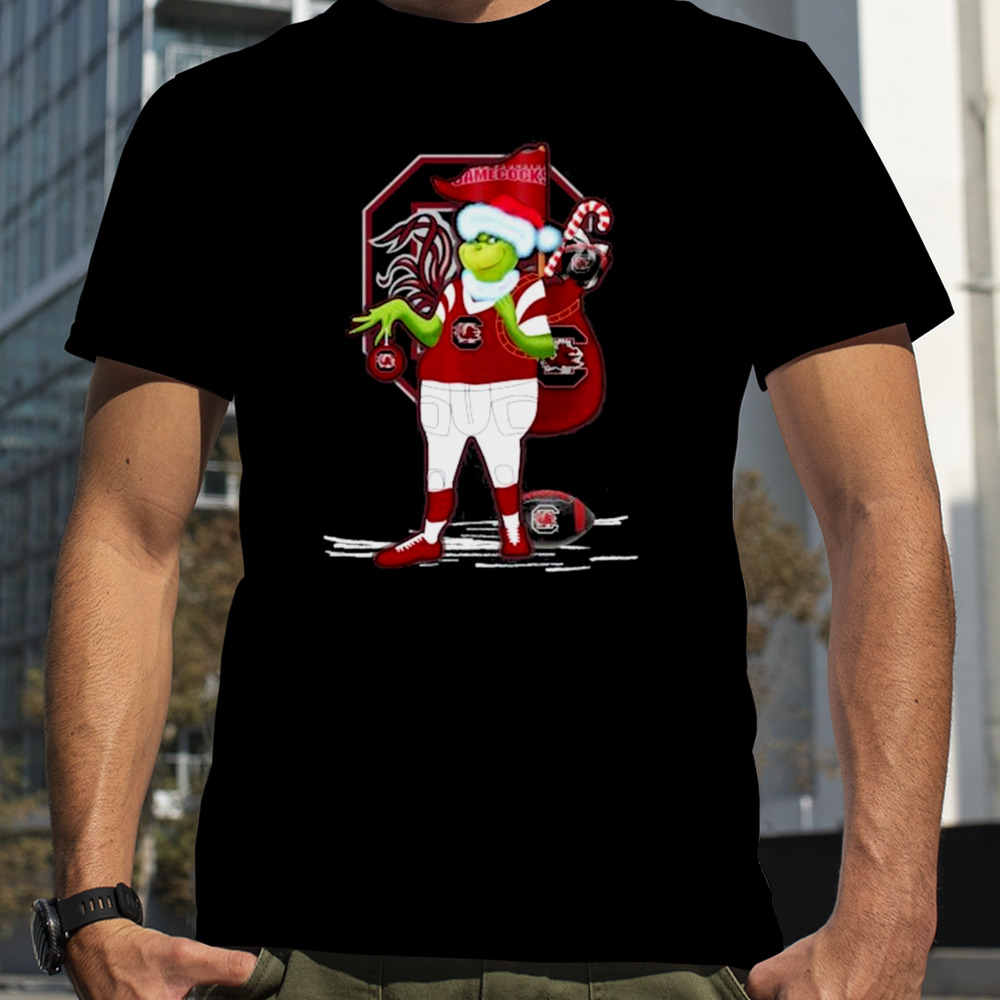 Santa Grinch South Carolina Gamecocks Gift Christmas shirt