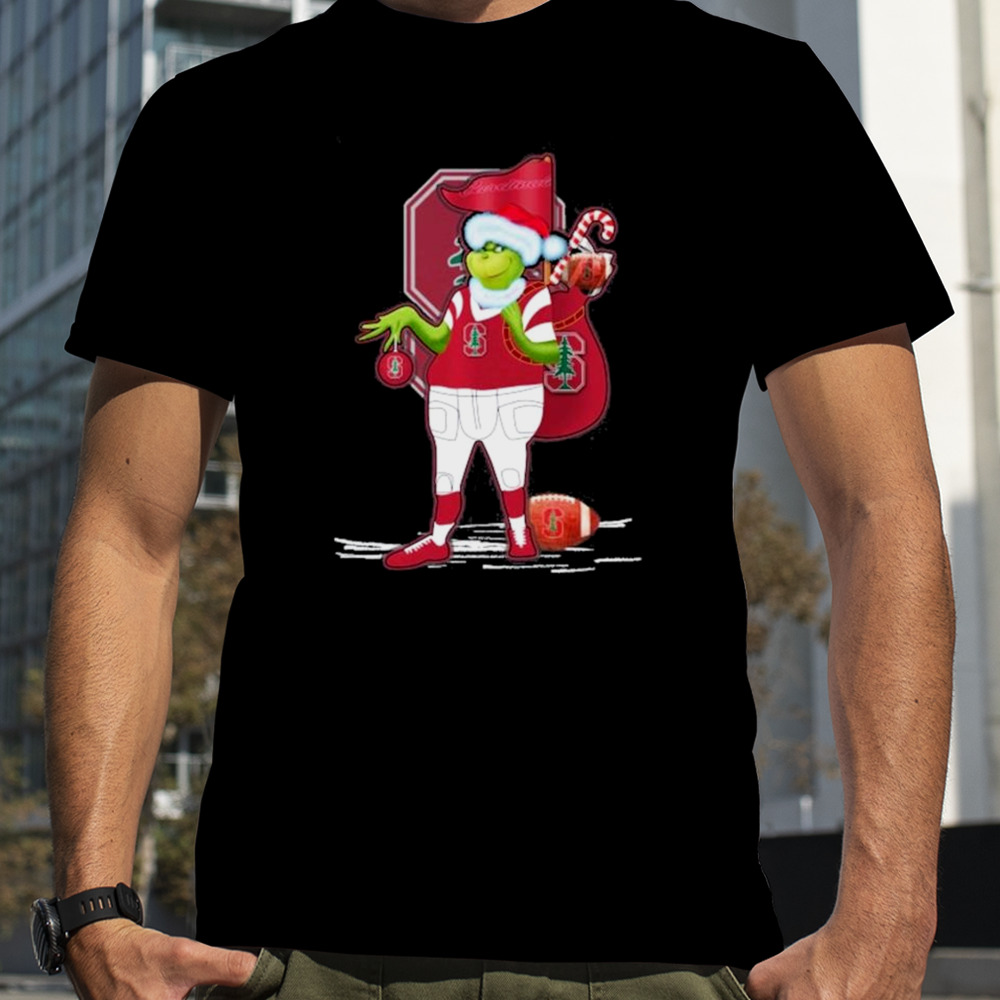 Santa Grinch Stanford Cardinal Gift Christmas shirt