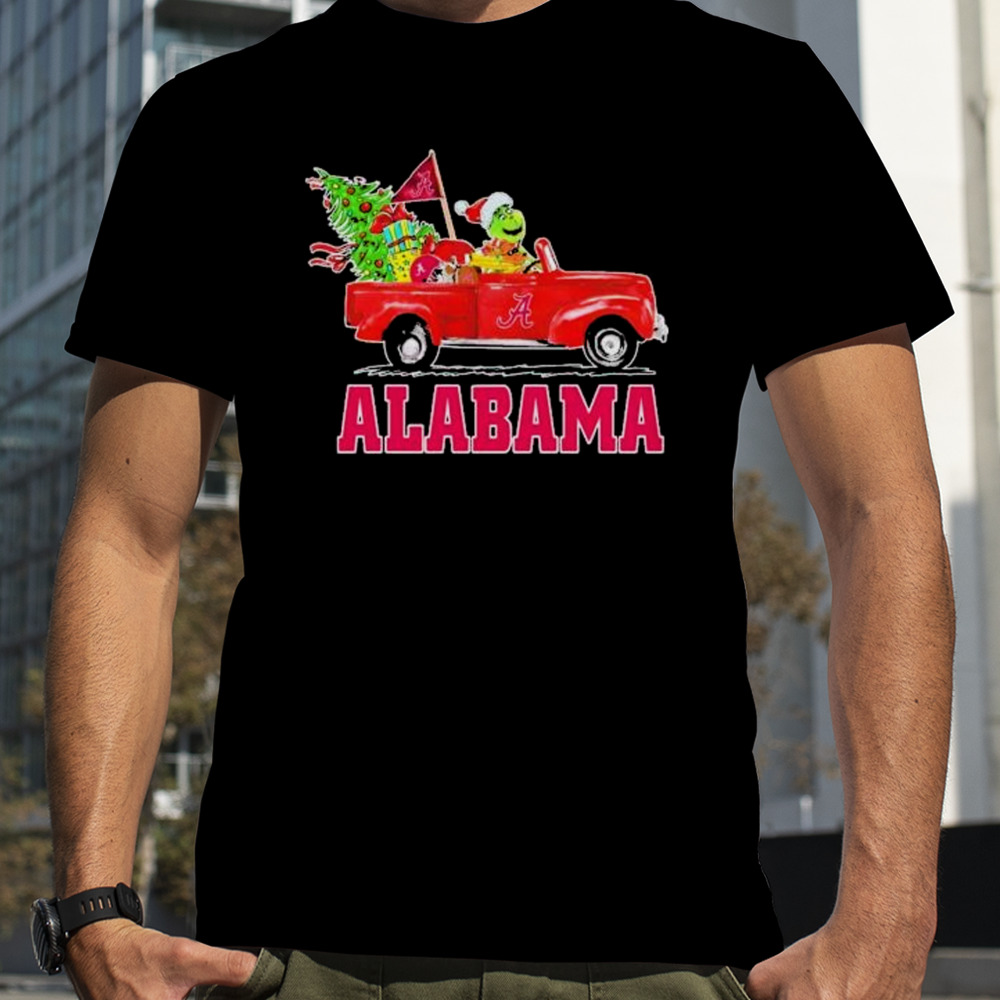 Santa Grinch driving car Louisville Cardinals merry christmas shirt