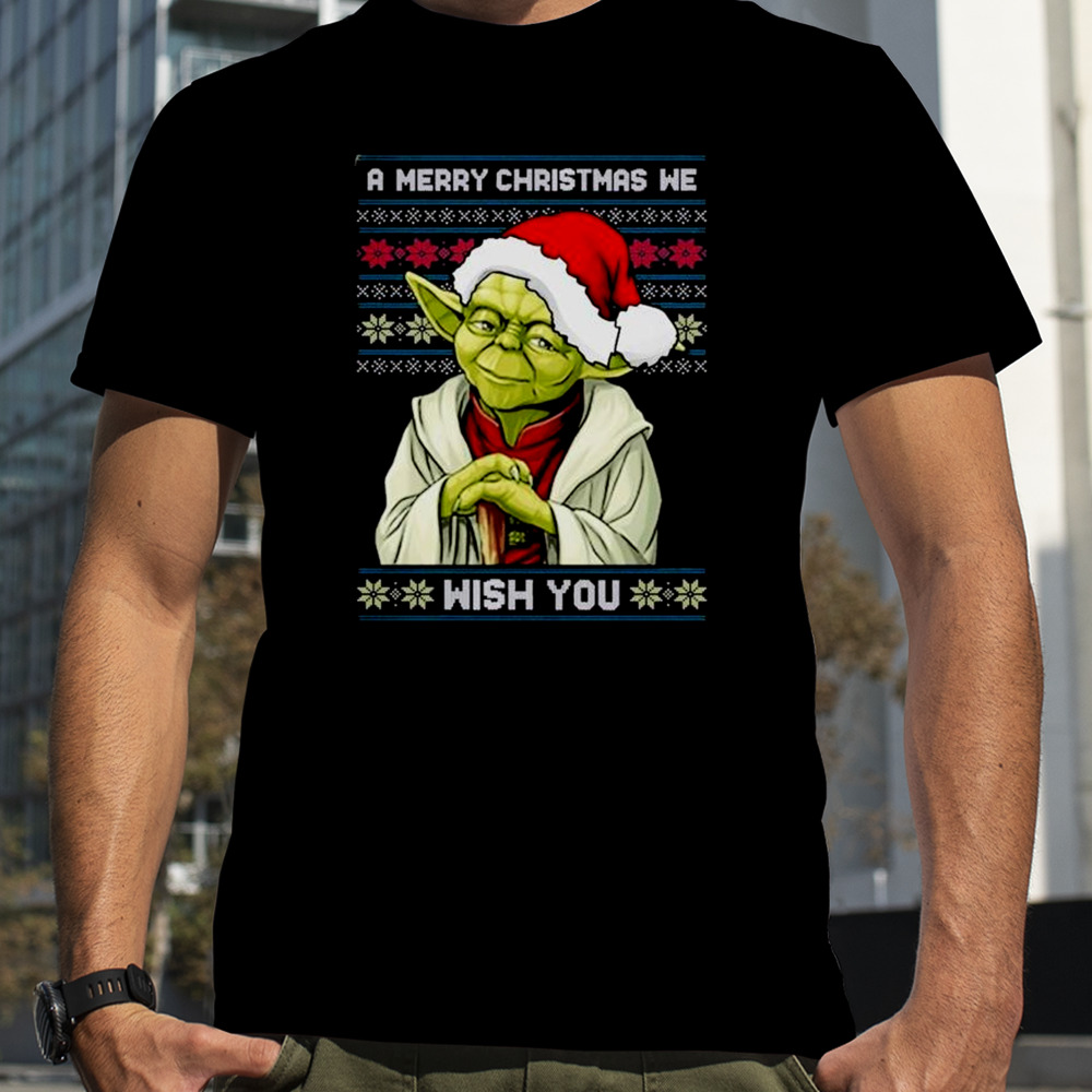 Star Wars Yoda a Merry Christmas We wish You Ugly Shirt