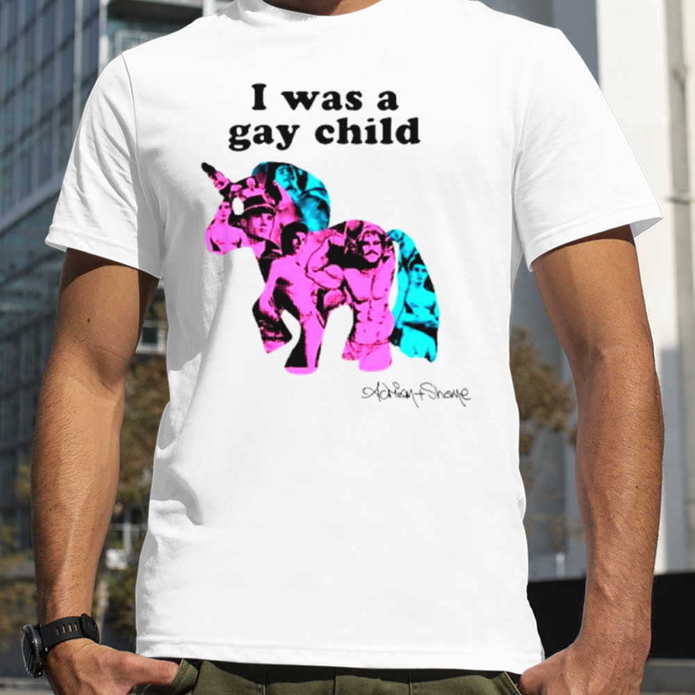 Unicorn I was a gay child shirt